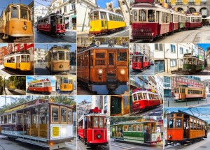 Bluebird: Around the World in Trams (1500) legpuzzel