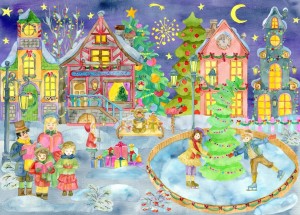 Grafika: Waiting for Christmas (1500) kerstpuzzel