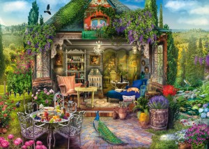 Schmidt: A Dream Garden Shed among the Vineyards (1000) SCHADE AAN DOOS OP = OP