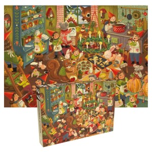 Penny Puzzle: Christmas Kitchen (1000) kerstpuzzel