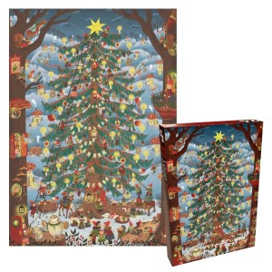 Penny Puzzle: Woodland Christmas (1000) verticale kerstpuzzel