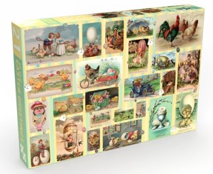 Penny Puzzle: Ye Old Easter Greetings (1000) paaspuzzel