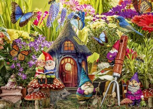 Alipson: Gnome's Garden (1000) SCHADE AAN DOOS OP = OP