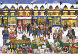 Grafika: Alphabet Christmas Market (1000) kerstpuzzel