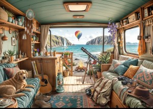 Bluebird: Camping Coast (500) legpuzzel