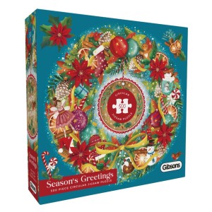Gibsons: Seasons Greetings (500) ronde puzzel
