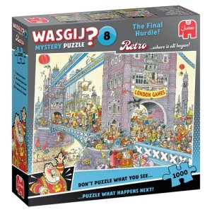 Jumbo: Wasgij Retro Mystery 8 The Final Hurdle (1000) legpuzzel
