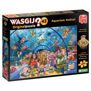 Jumbo: Wasgij Original 43 Aquarium Antics (1000) puzzel OP = OP