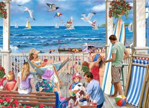 House of Puzzles: All on Deck (1000) SCHADE AAN DOOS OP = OP