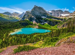 Castorland: Grinnell Lake, Glacier National Park (3000) legpuzzel