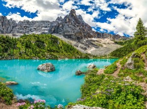 Castorland: Lake Sorapis, Alps (2000) legpuzzel