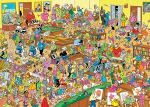 Jan van Haasteren: Het Bejaardentehuis (1000) legpuzzel