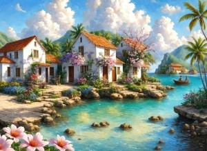 Mr Broccoli: Caribbean Casa (1000) legpuzzel