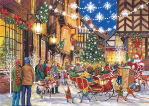 House of Puzzles: Santa Switch On (1000) kerstpuzzel