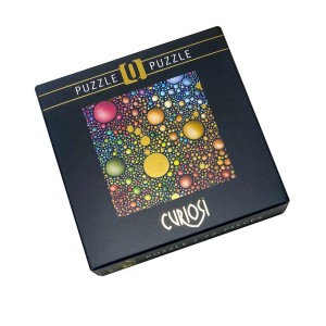 Curiosi: Regenboog bollen - Goud (72) minipuzzel
