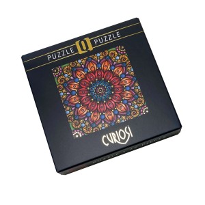 Curiosi: Regenboog Bloem - Goud (72) minipuzzel