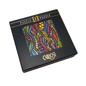 Curiosi: Regenboog Strengen - Goud (72) minipuzzel
