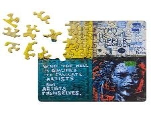 Curiosi: Streetart 2 (80) minipuzzel