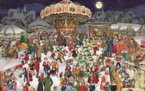 Coppenrath: Festive Xmas Caroussel (54) minpuzzel