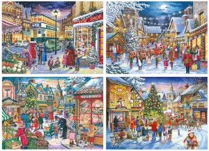 House of Puzzles: Christmas Shopping (4x500) kerstpuzzels