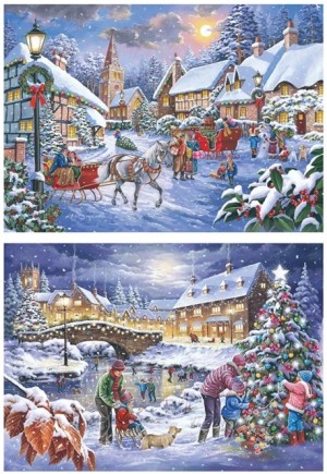 House of Puzzles: Christmas is Coming (2x500BIG) kerstpuzzels