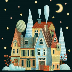 Grafika: Christmas Eve (1024) vierkante puzzel