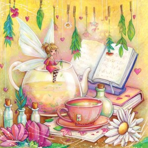 Grafika: Tea Time (1024) vierkante puzzel