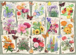Ravensburger: Cottage Garden Favourites (1000) bloemenpuzzel