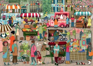 Ravensburger: Street Market (1000) legpuzzel