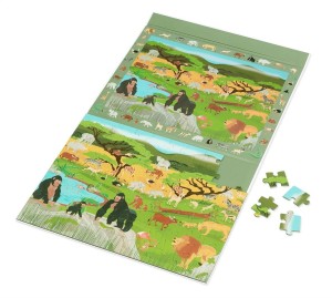 Scratch: Magnetische puzzel - Savannah (48) kinderpuzzel