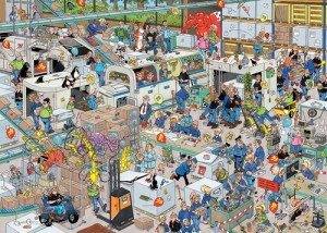 Jan van Haasteren: De Nederlandse Spellenfabriek (1000) legpuzzel