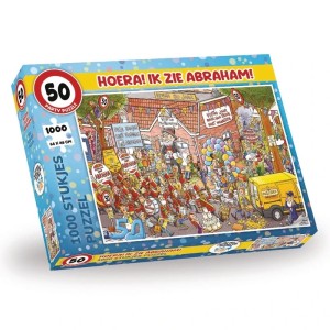 Hoera Ik zie Abraham (1000) legpuzzel