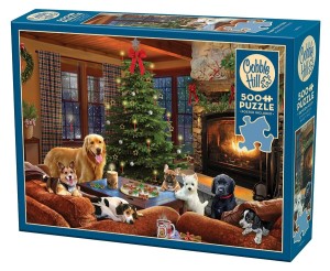 Cobble Hill: Furry Festivities (500XL) kerstpuzzel