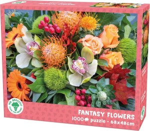 Mr Broccoli: Fantasy Flowers (1000) bloemenpuzzel