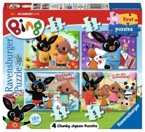 Ravensburger: Bing 4in1 (2/3/4/5) kinderpuzzels OP = OP