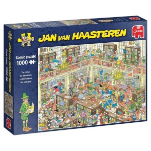 Jan van Haasteren: De Bibliotheek (1000) legpuzzel OP = OP