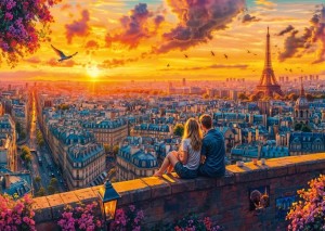 Schmidt: Paris Rooftop Whispers (1000) legpuzzel