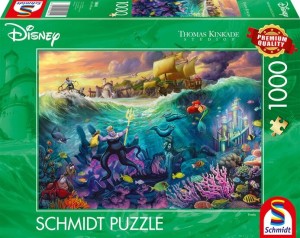 Schmidt: Thomas Kinkade Disney Ursula (1000) disneypuzzel