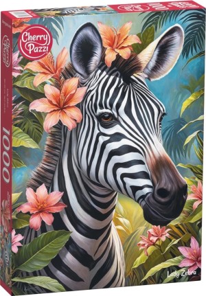 Cherry Pazzi: Lady Zebra (1000) verticale puzzel