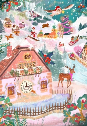 Pieces and Peace: Black Forest Germany (1000) verticale puzzel