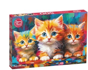 Cherry Pazzi: Three Little Hearts (500) legpuzzel