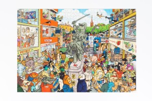 Puzzle in a Bag: Animals vs Humans (1000) legpuzzel