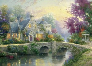 Thomas Kinkade: Verlicht Landgoed (3000)