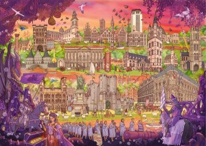 Puzzle in a Bag: Ghent Puzzle (1000) legpuzzel