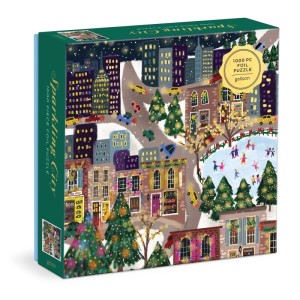 Galison: Sprakling City (1000) verticale puzzel