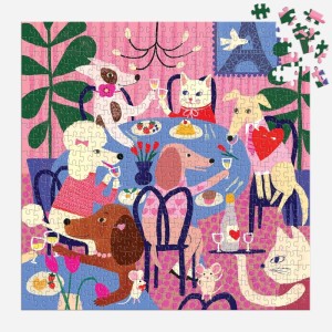 Galison: Paws for Love (500) legpuzzel