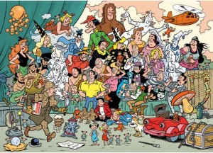 Denksport: Suske en Wiske (1000) legpuzzel
