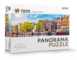 Rebo: Canal Houses (1000) panoramapuzzel OP = OP