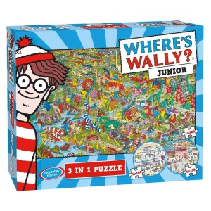 Plenty Gifts: Where's Wally Junior 3in1 (100,150,200) kinderpuzzels