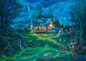 Schmidt: The Haunted House (1000) halloweenpuzzel